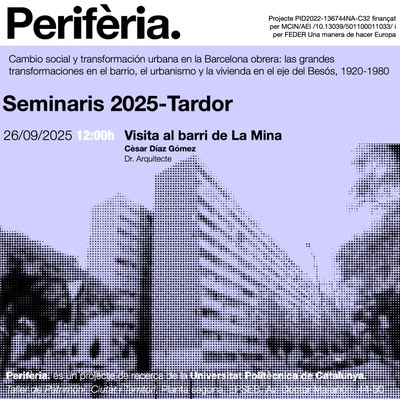 Seminario Visita al barrio de La Mina